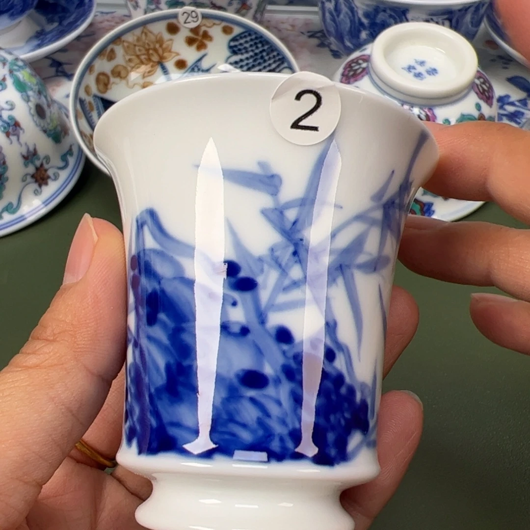 陶瓷景德镇纯手工纯手绘茶具木木2