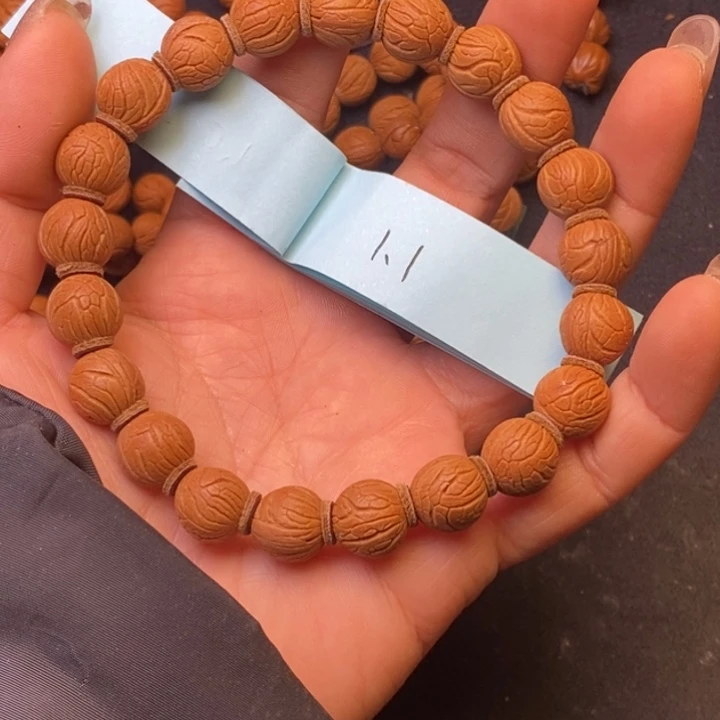 秦岭龙纹桃核21颗