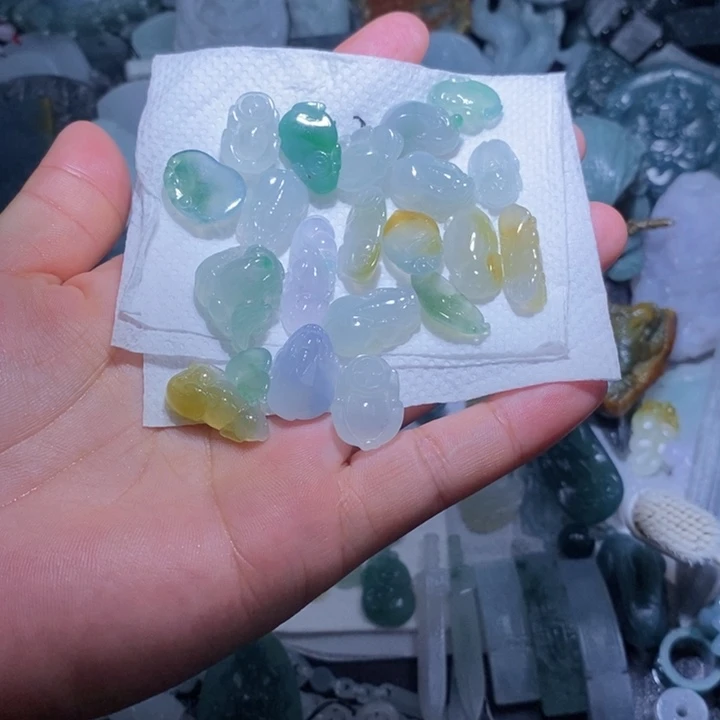定制翡翠未镶嵌瘦***王毛