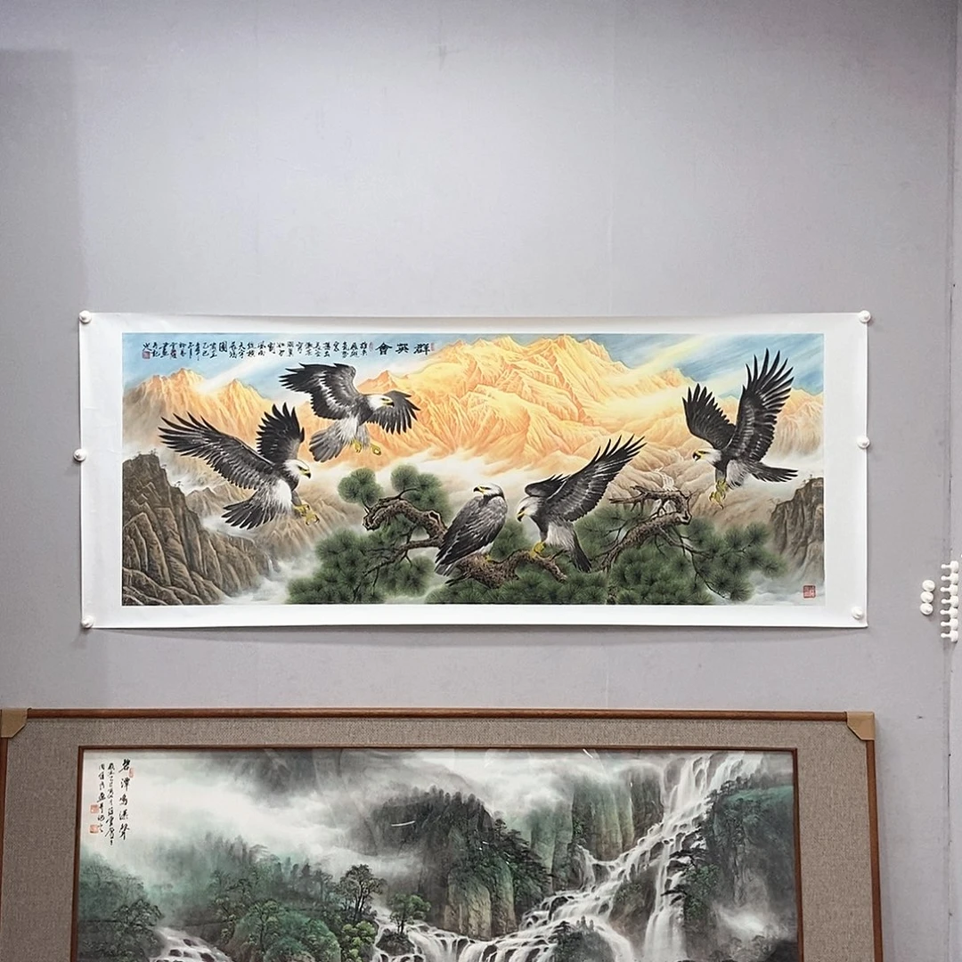 国画易云波小六尺精品佳作