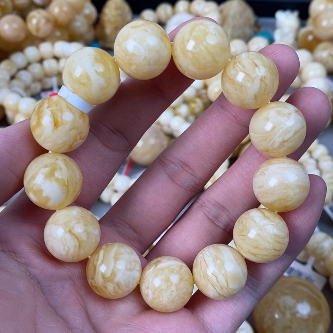 琥珀未镶嵌珠宝奇石17mm➕