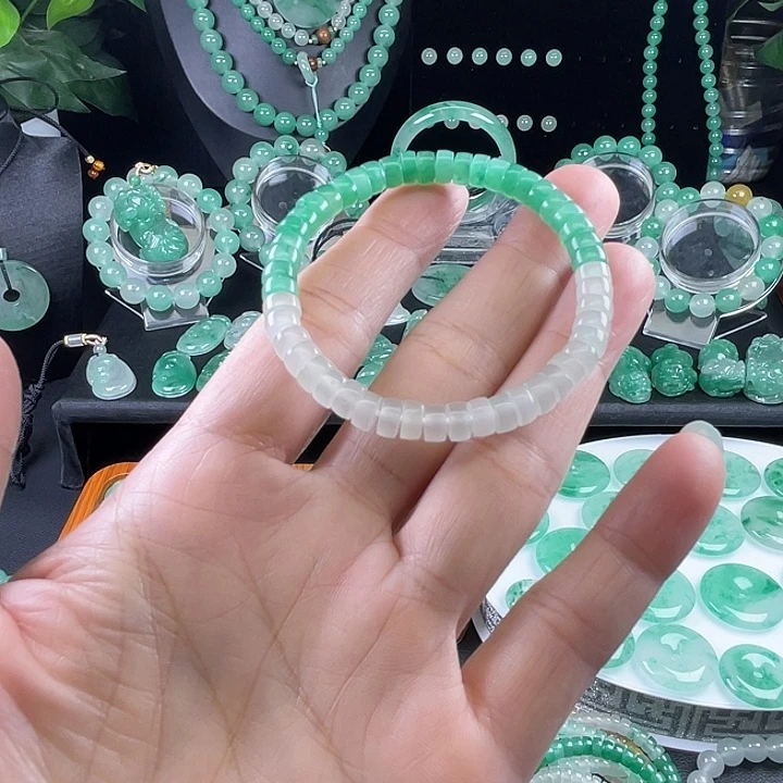 未镶嵌手串石英质玉