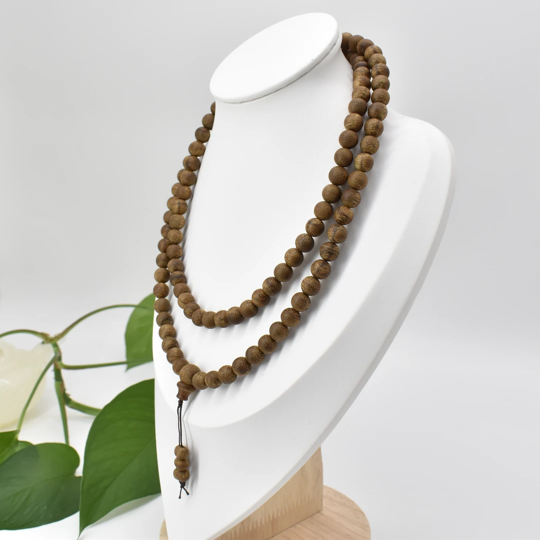 【香弦老王】柬埔寨菩萨棋0.8圆珠多圈天然野沉香手串多样性发一