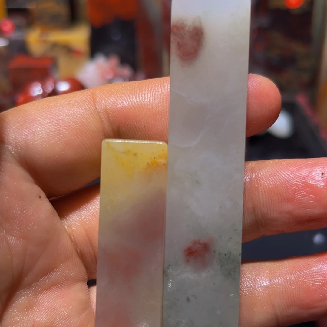 机***哥石材桂林鸡血石小印章