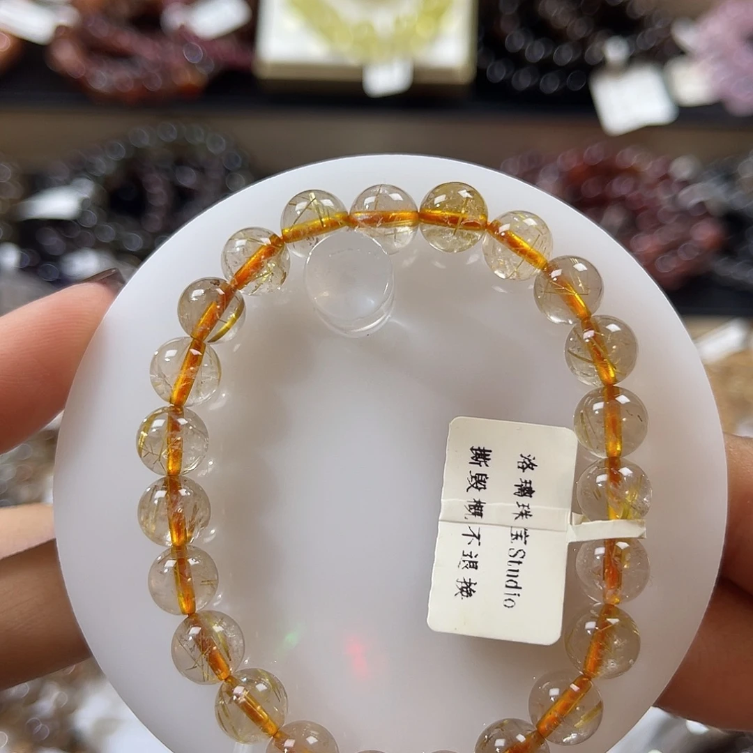 手串未镶嵌水晶8m 金发