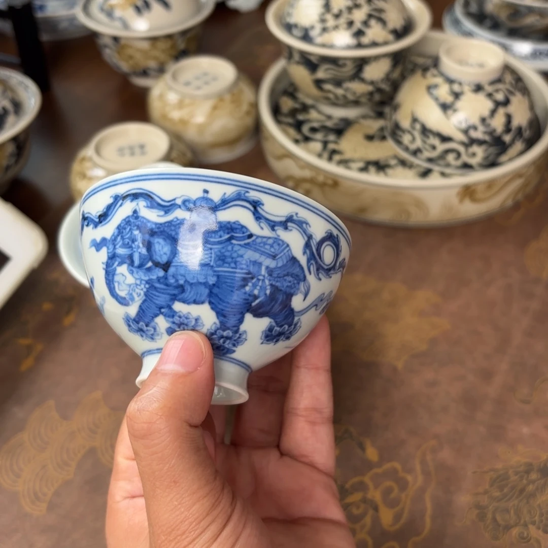 摆件景德镇手绘茶器