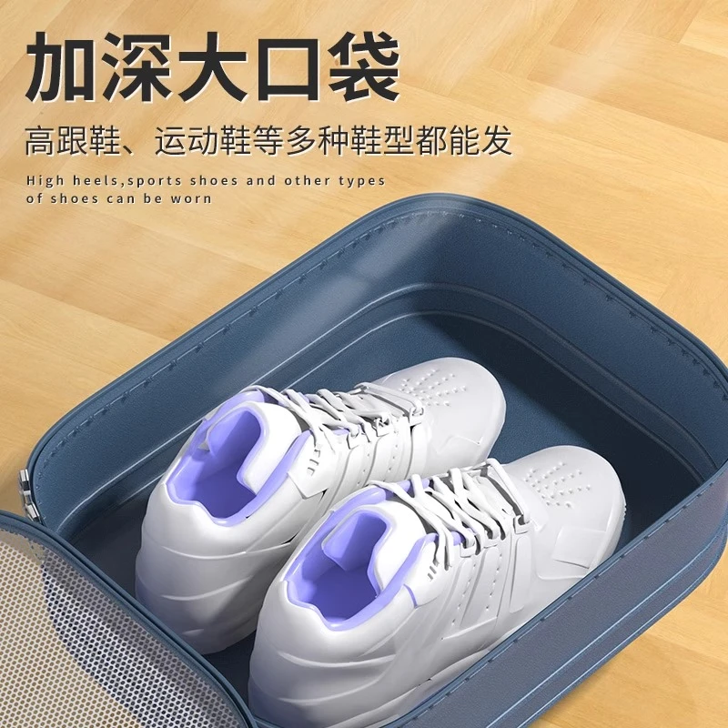 旅行鞋子收纳袋旅游出差行李箱三层鞋包拖鞋收纳盒便携装鞋袋好物