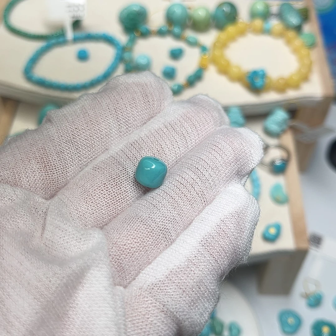 绿松石未镶嵌珠宝半成品