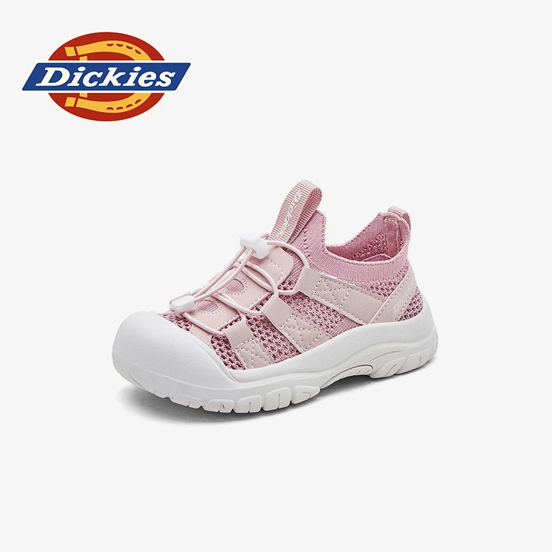 Dickies儿童鞋2025夏季新款透气飞织运动鞋男童女童网面透气鞋子