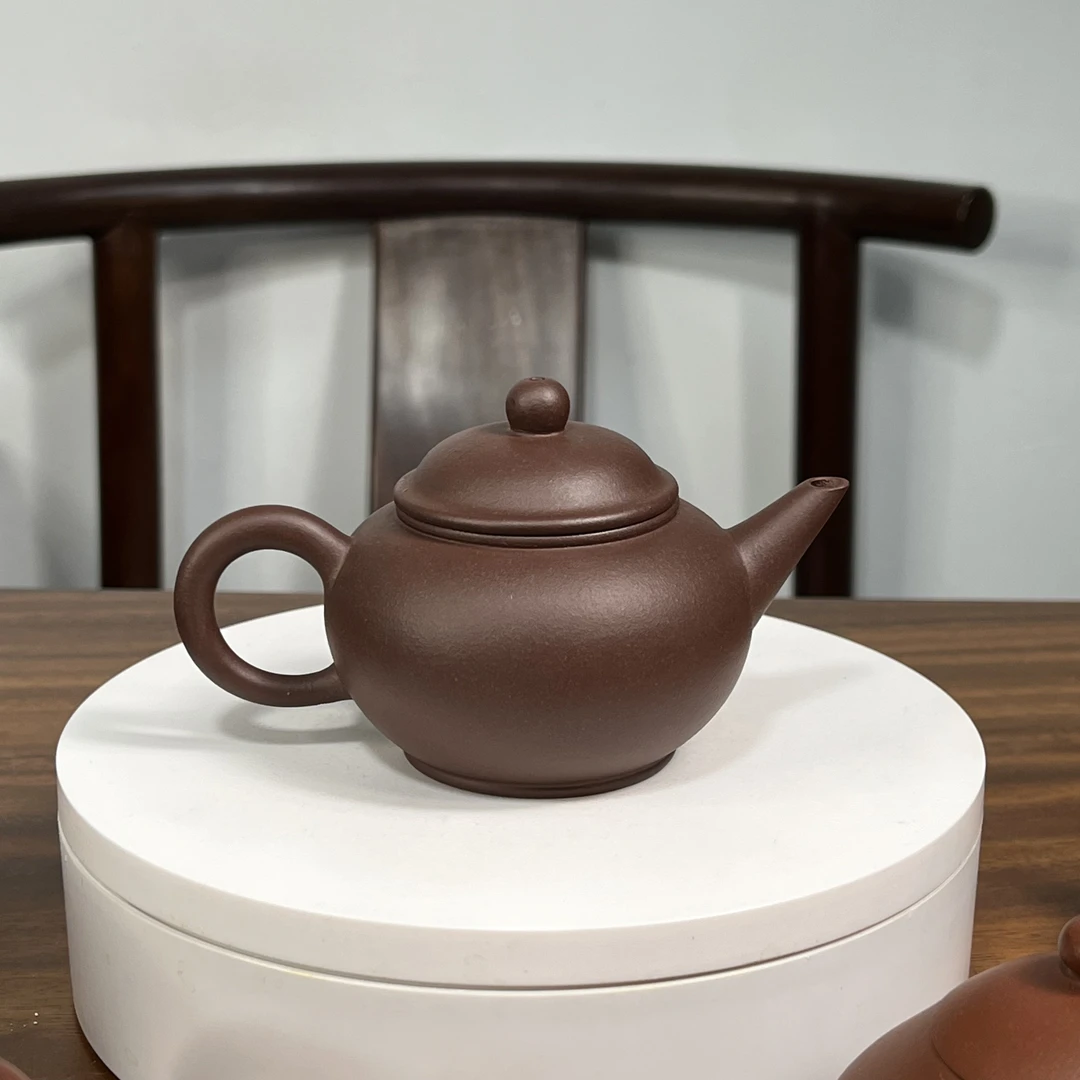 福利款标准水平壶 紫泥容量约150毫升半手 严老师制