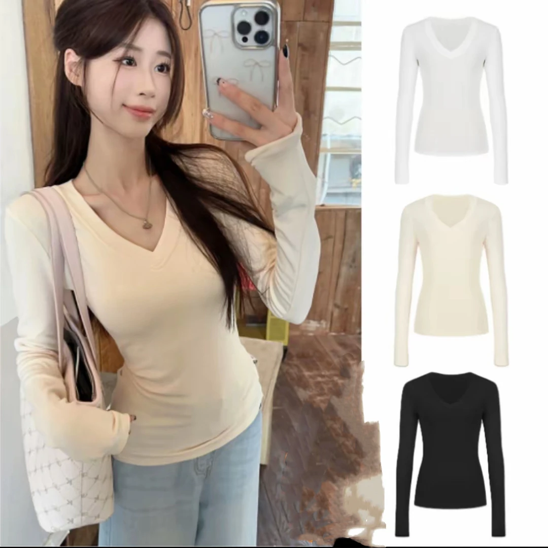 T2/4/1172打底秋冬磨毛T恤