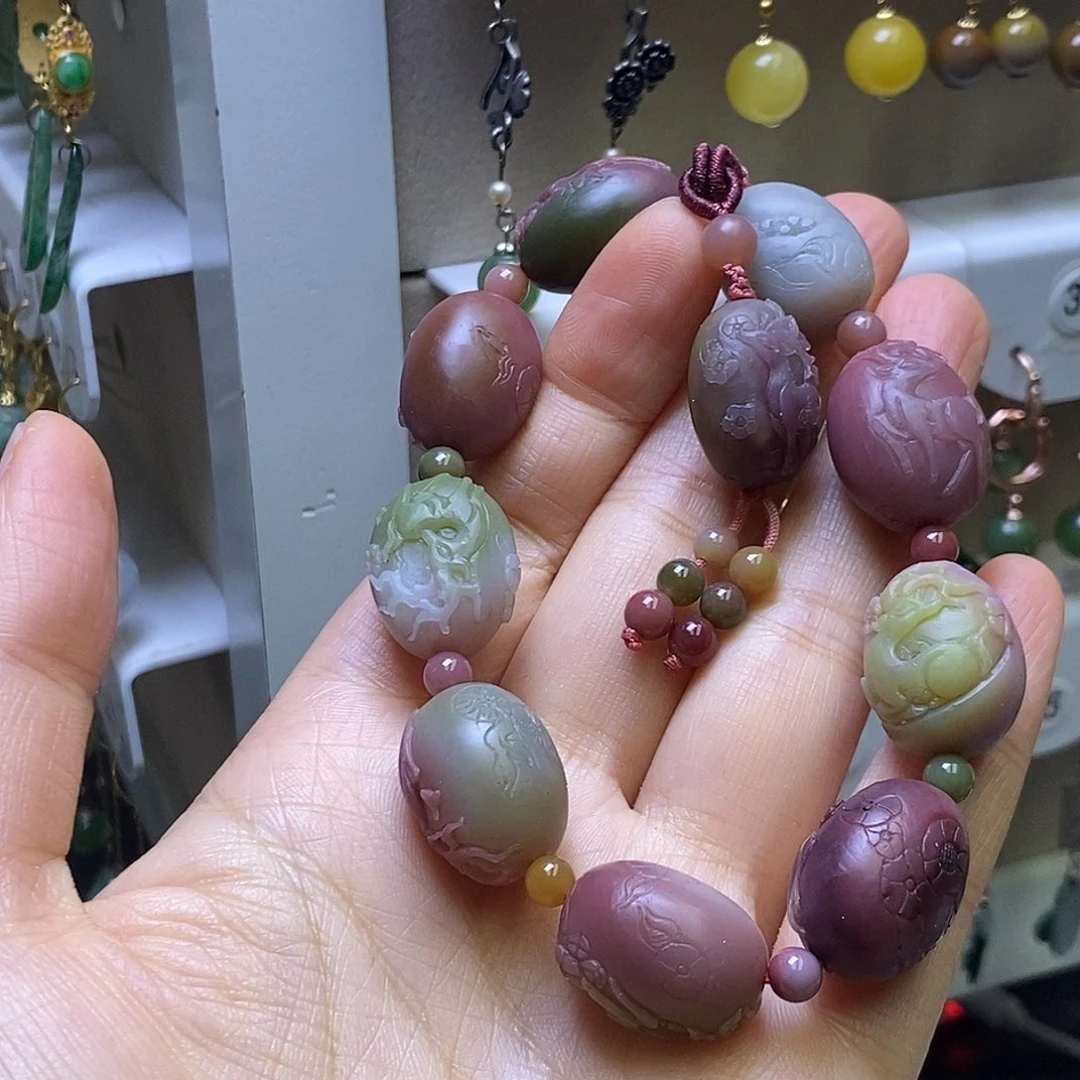 玛瑙/玉髓未镶嵌手链