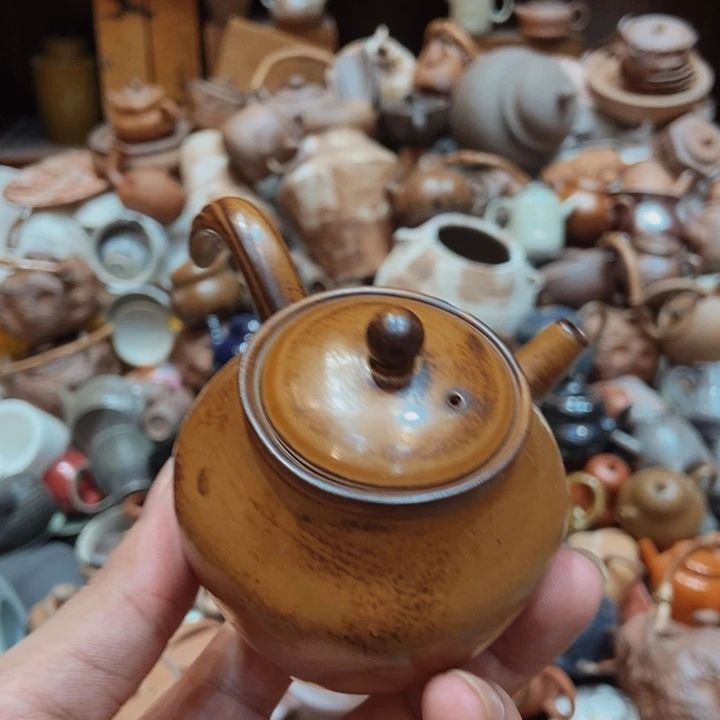 柴烧老岩泥高端茶器