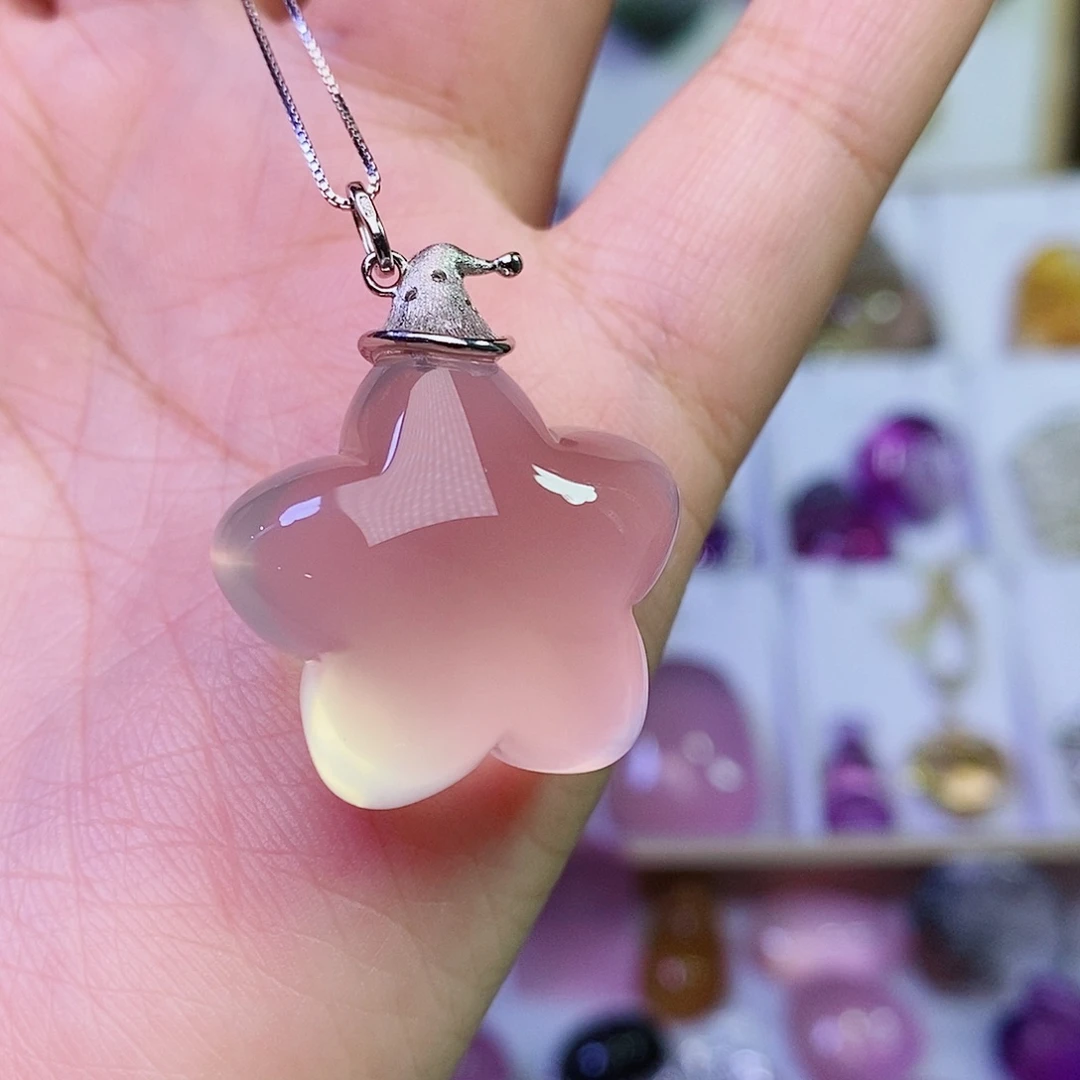 银S925镶嵌吊坠(赠链)水晶