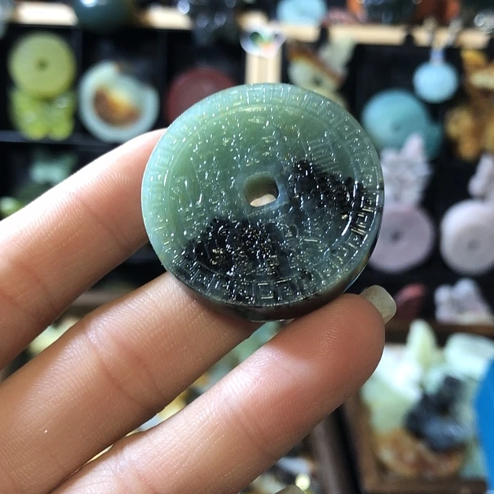 岫玉未镶嵌岫玉挂件