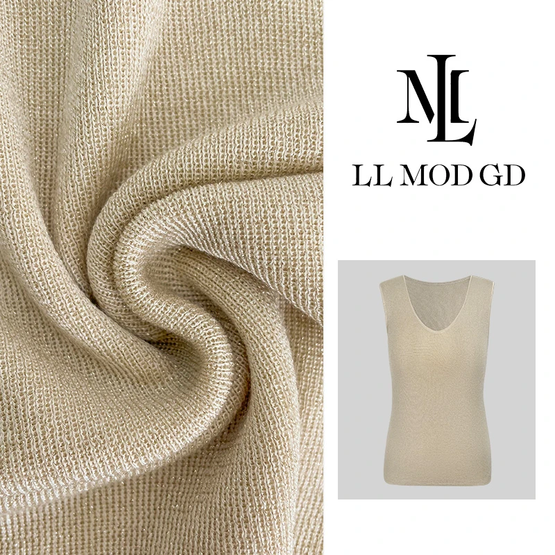 柔软时尚V领无袖高级感内搭外穿背心 YL-251547