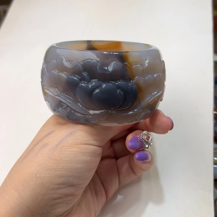 玛瑙/玉髓未镶嵌手镯