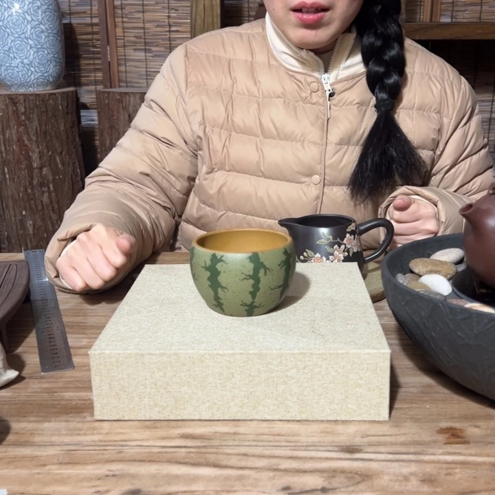 紫砂茶叶盒大号西瓜杯8888888888