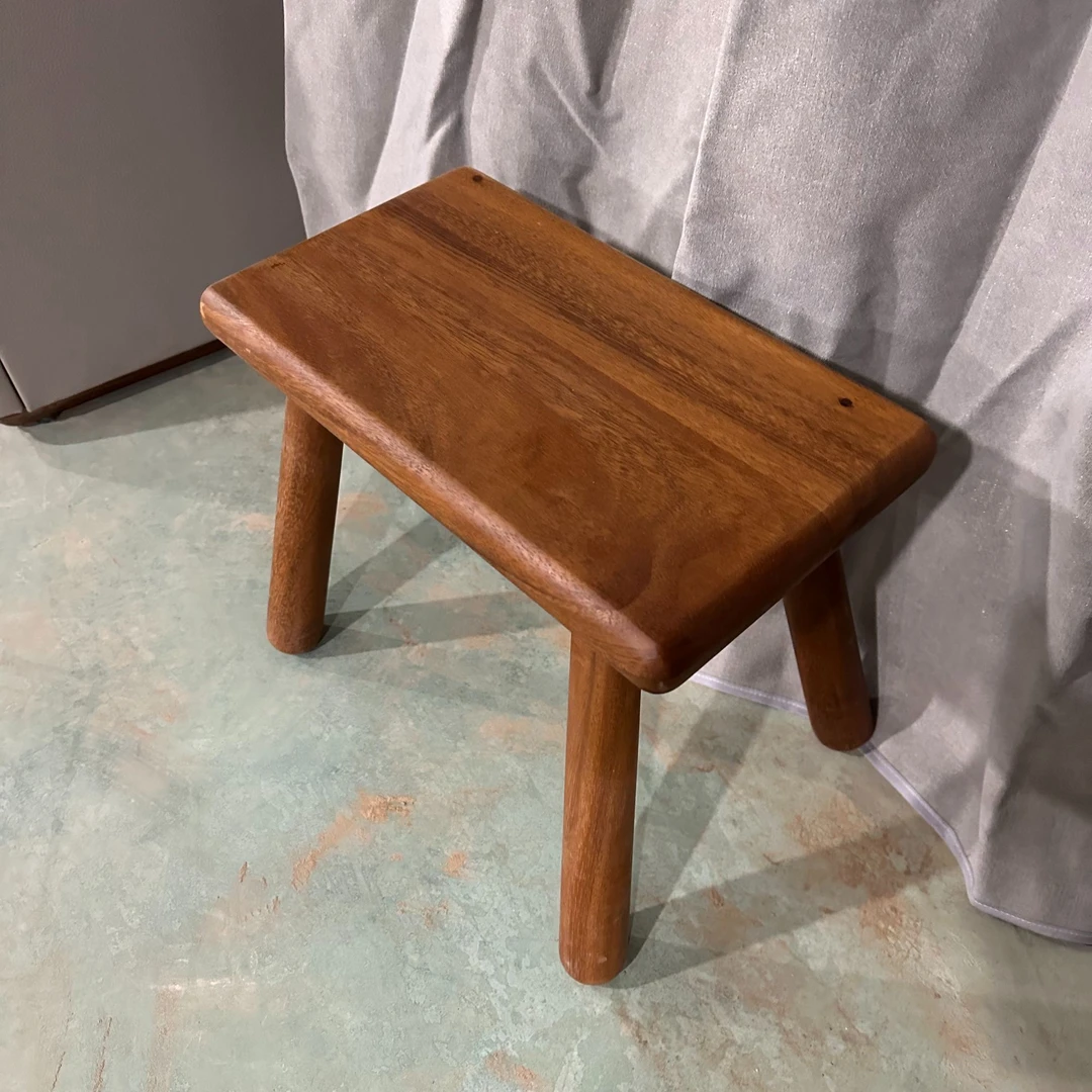 乾和木作南美胡桃木换鞋凳儿童凳