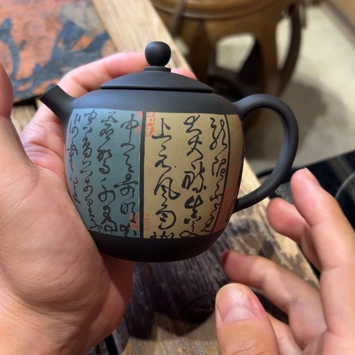 壶建水紫陶全手工