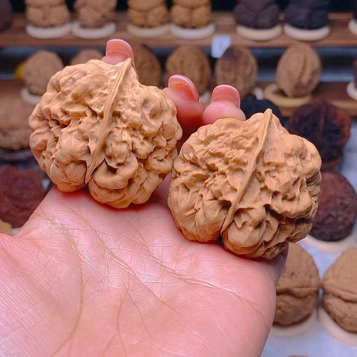 桃核把件上古蛤蟆头47mm