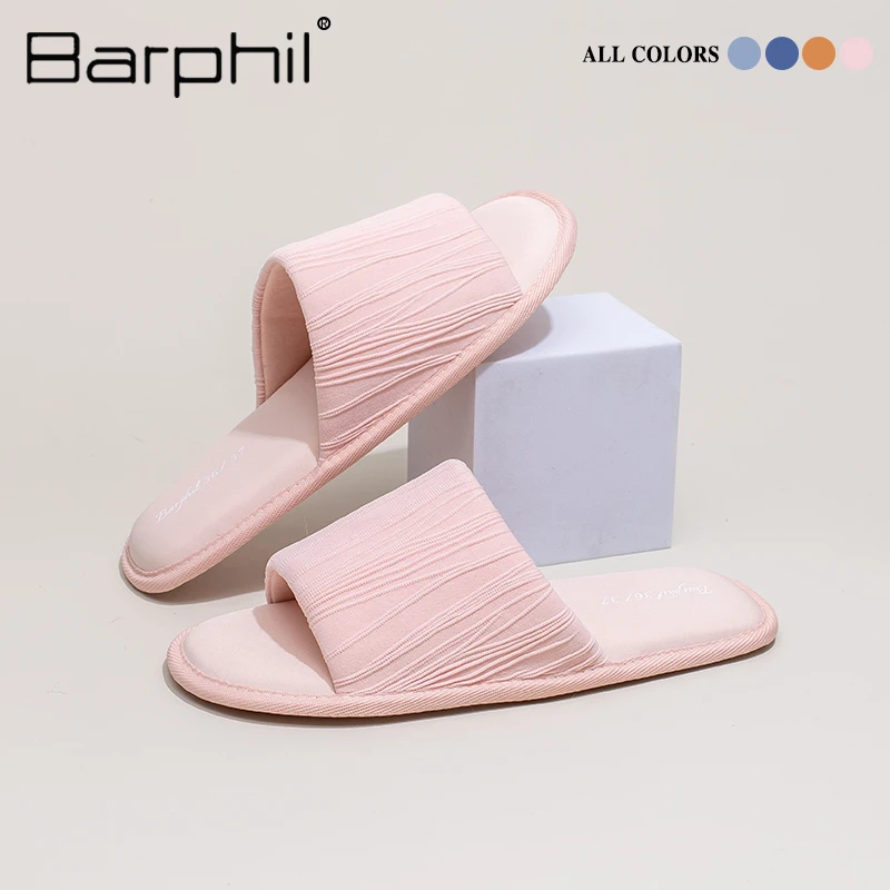 Barphil拖鞋女2025新款夏季室内家居防滑百搭时尚舒适柔软情侣款
