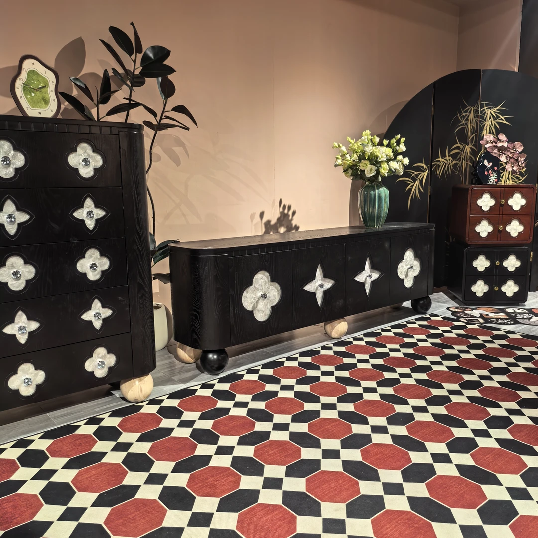 【白月光电视柜】贝母电视柜组合现代简约轻奢风高级感家用抽屉式