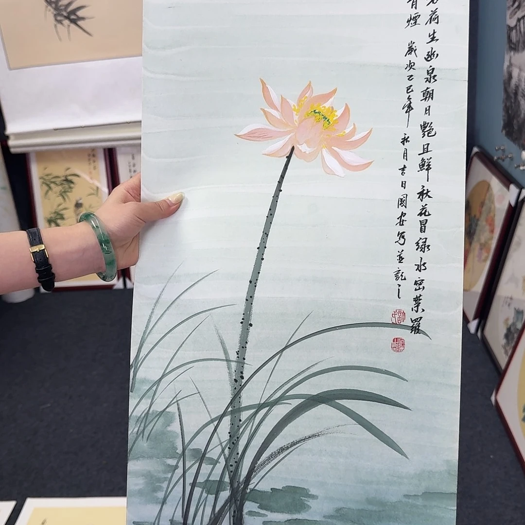 纯手绘国画作品作品
