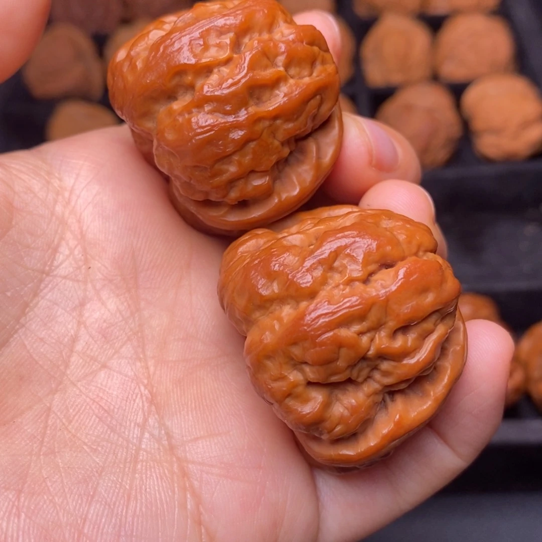 文玩核桃把件秦岭野生核桃