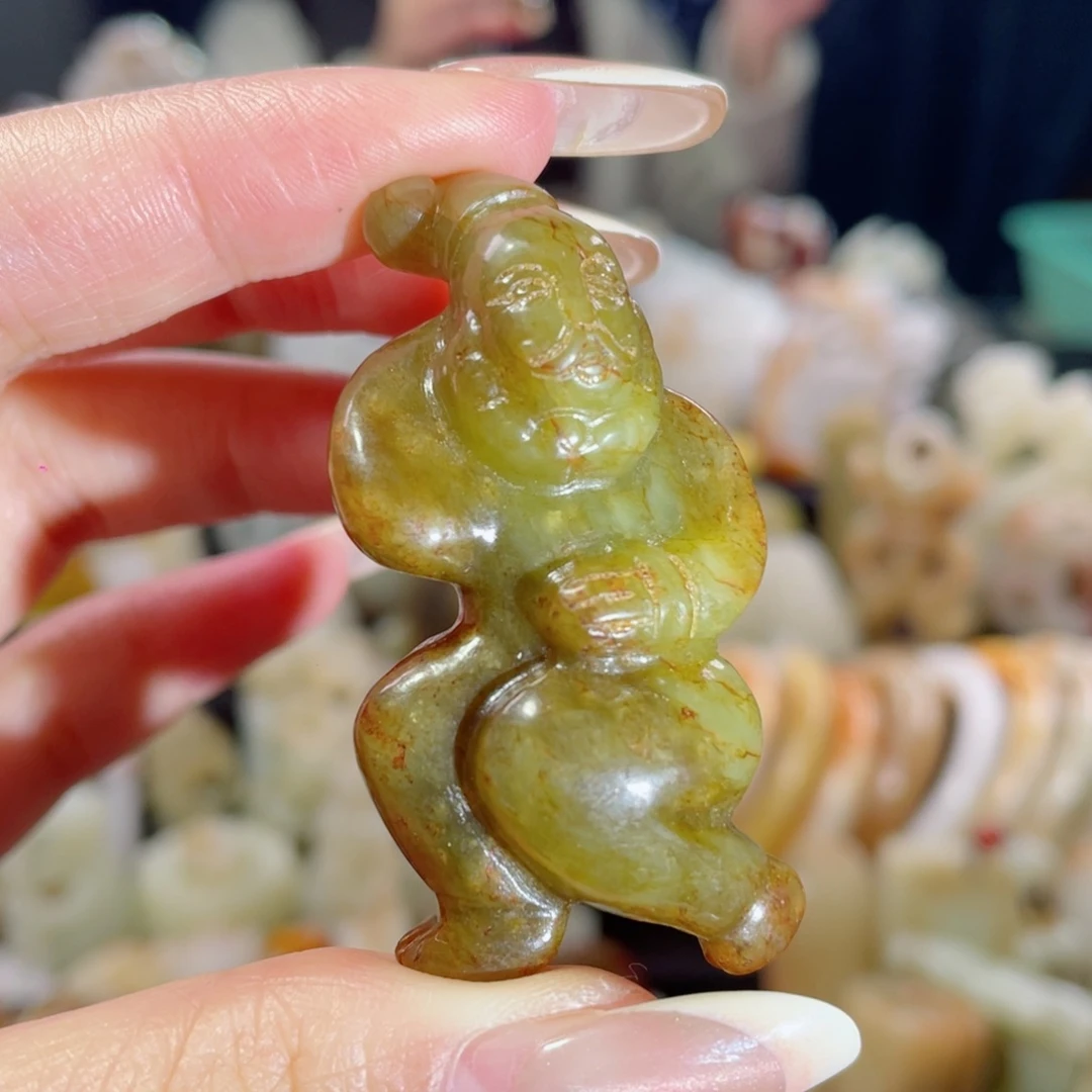 和田玉未镶嵌挂件31