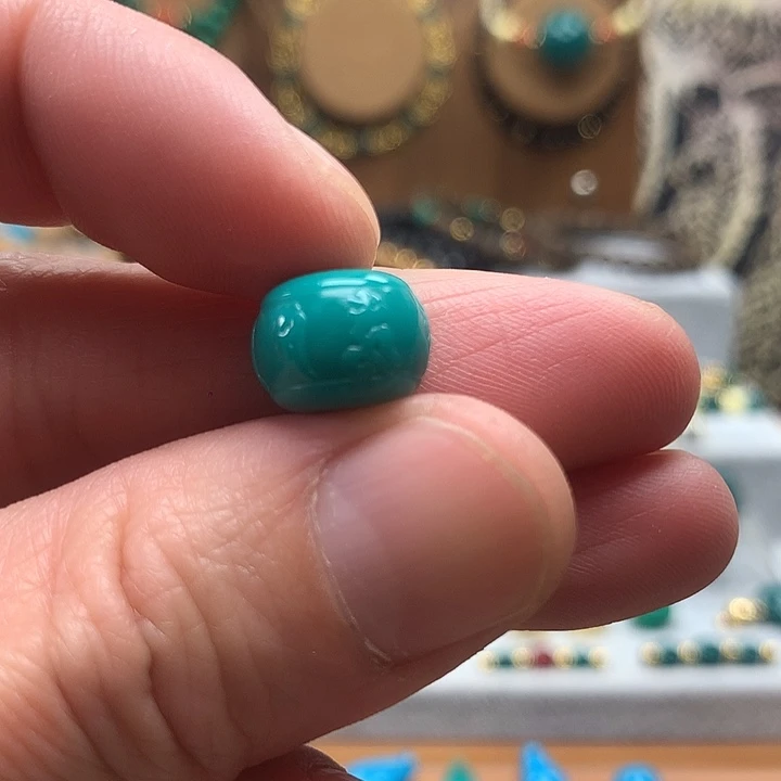 琉璃/树脂/塑料类果冻色11.5mm六字真言