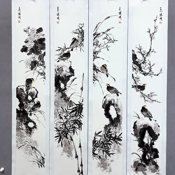 国画亲笔手绘放心去藏