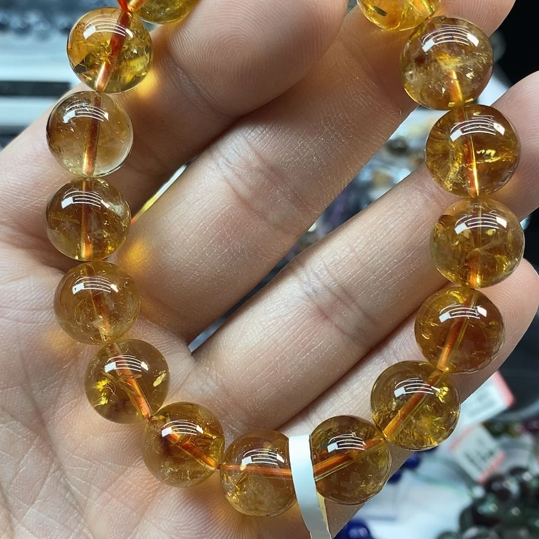 水晶手链未镶嵌黄塔晶