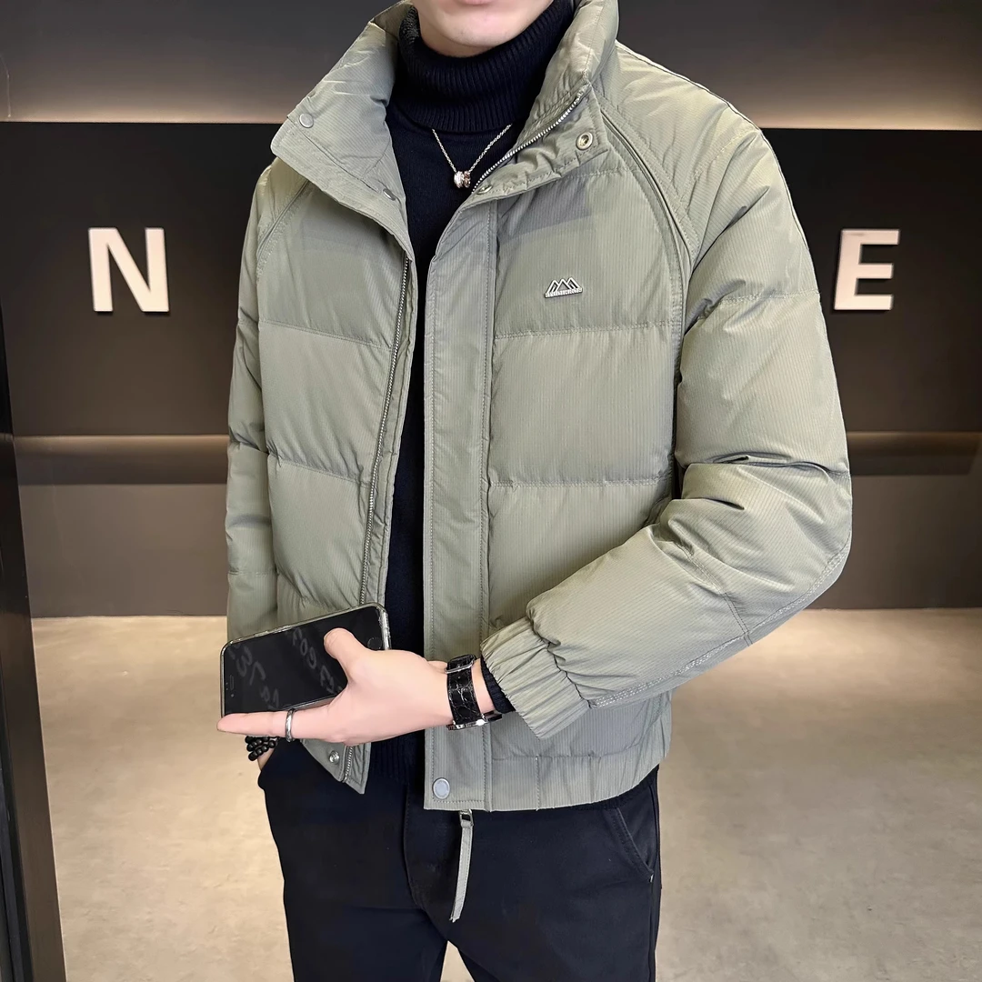 CQV羽绒服男士冬季加厚新款潮牌时尚轻薄短款时尚休闲保暖外套潮