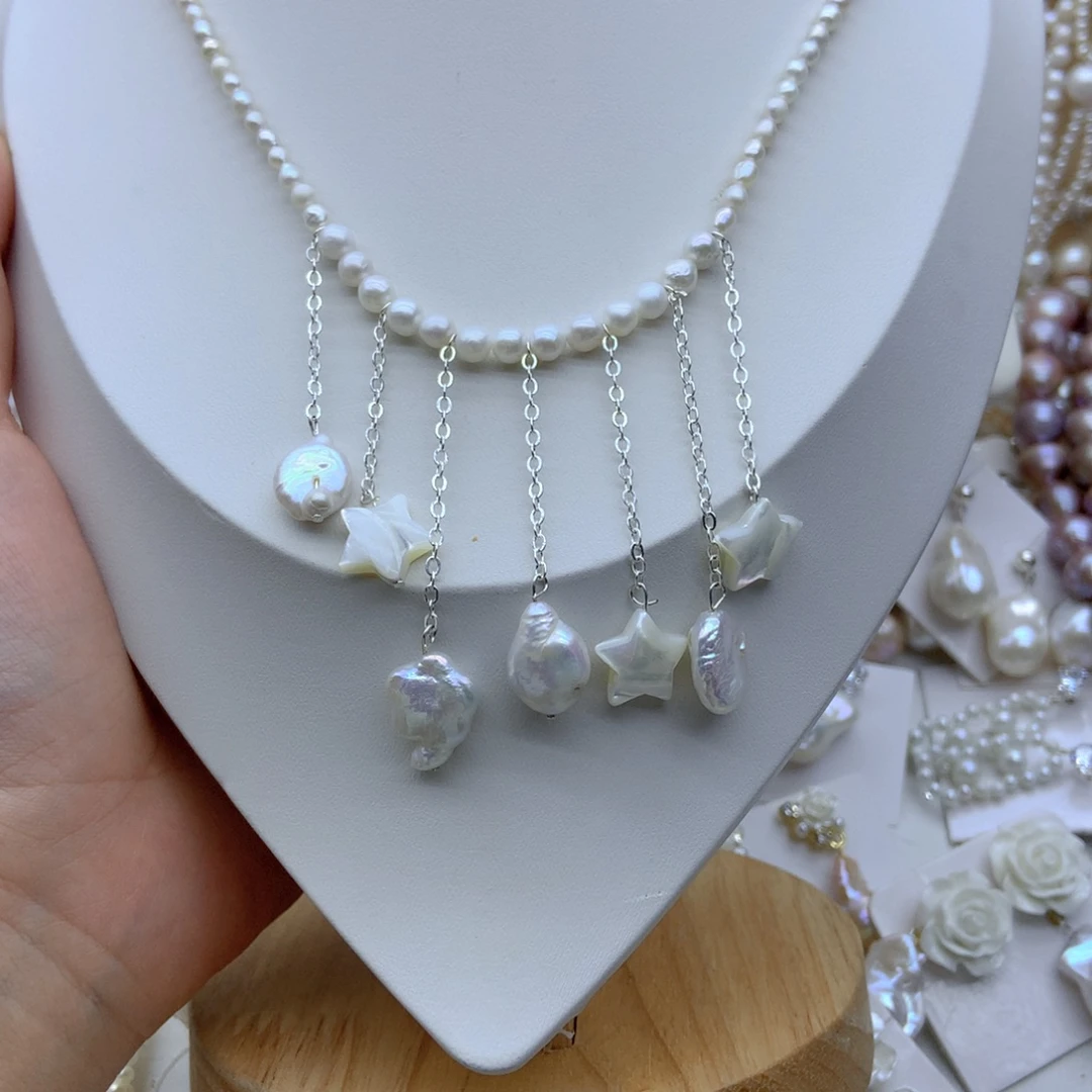 耳饰未镶嵌淡水珍珠