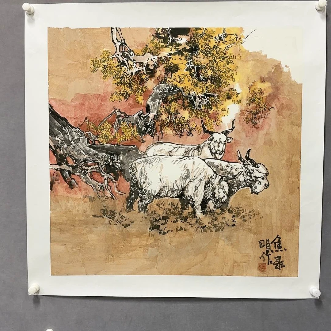 国画国画纯手绘作品请放心去藏