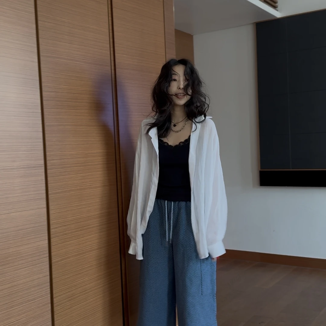 ｛귤 언니｝mo超薄超轻宽松衬衫