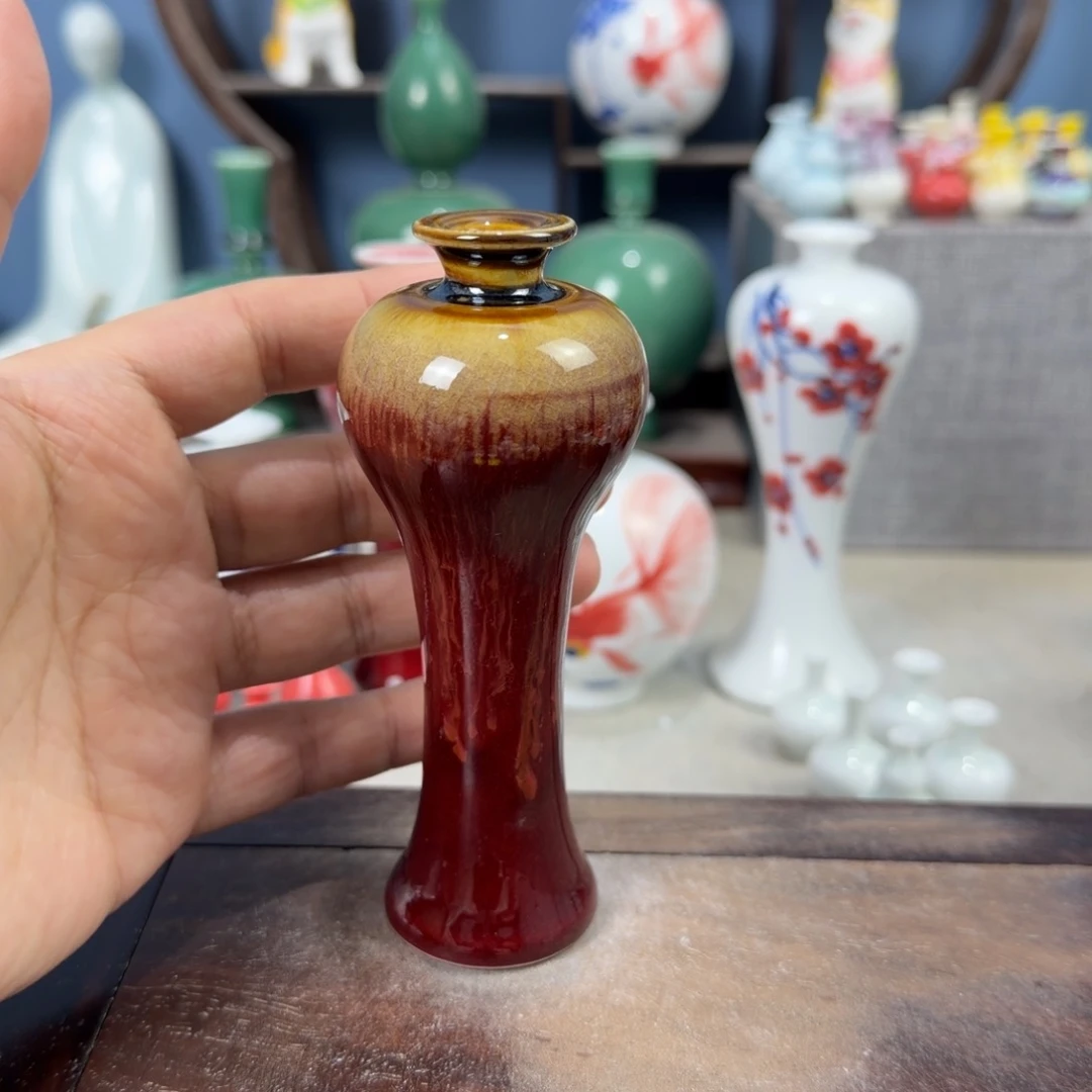 陶瓷手工小花器摆件