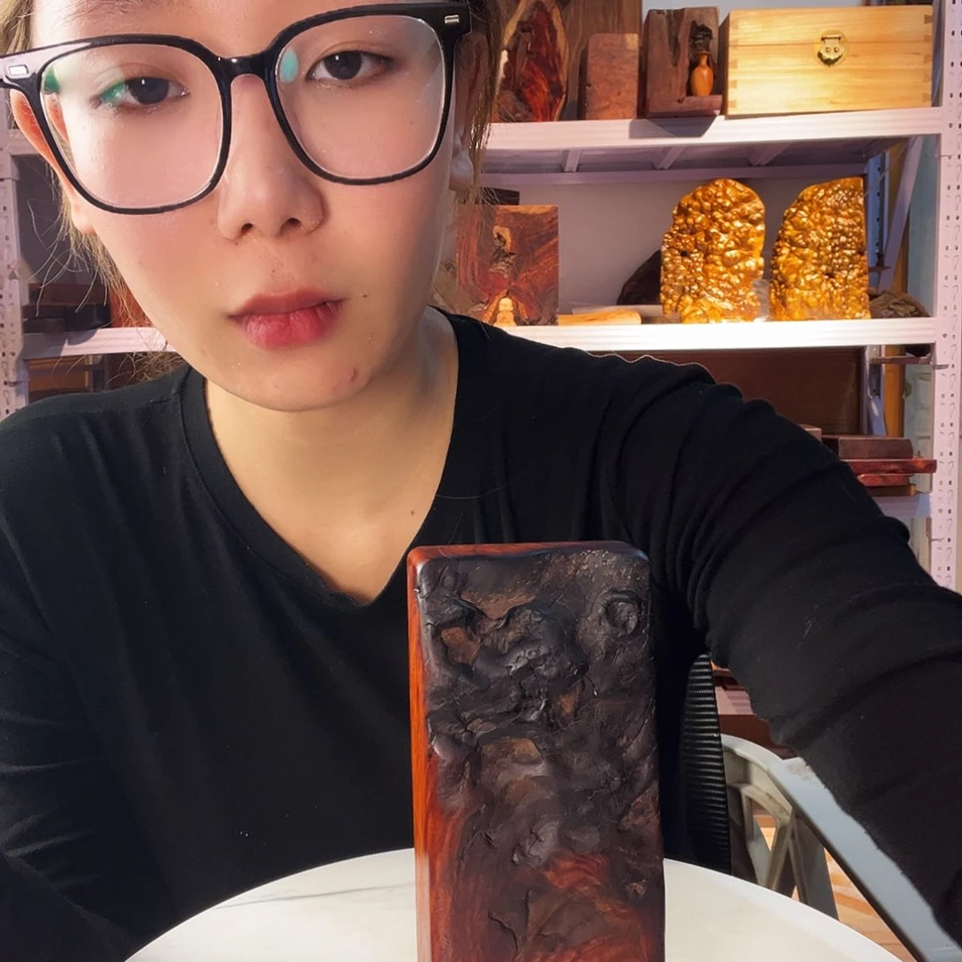 紫檀木类端景台?***?