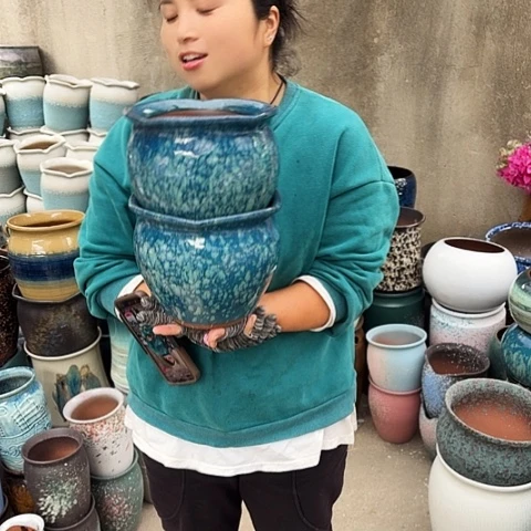 20口18高瑕疵两个盆。