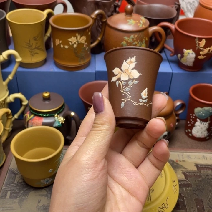 紫砂茶杯紫砂主人杯