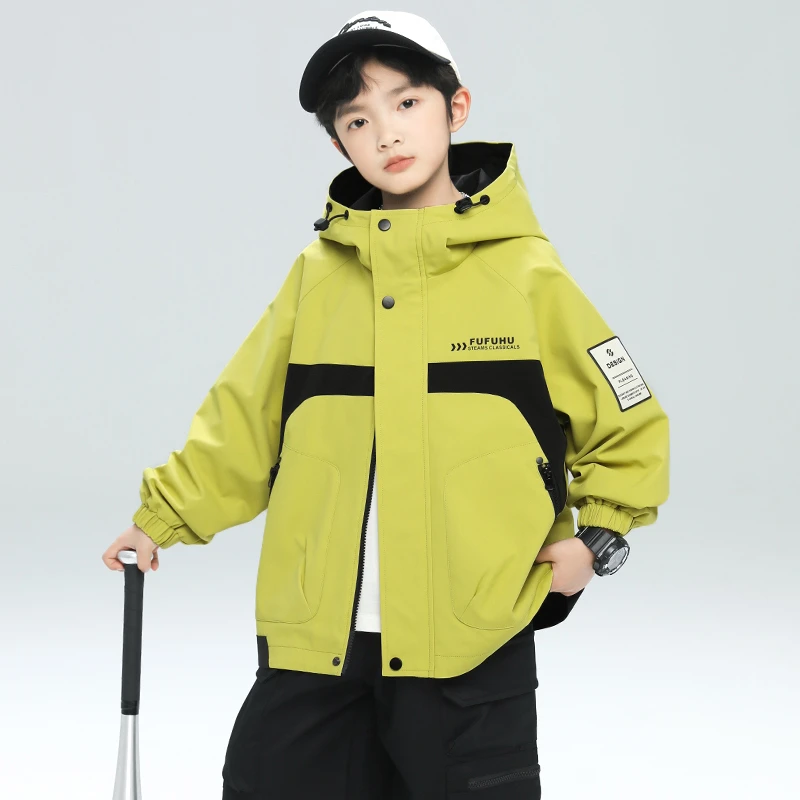 男童春秋款外套2025新款中大儿童春装户外服潮【MD】A5085