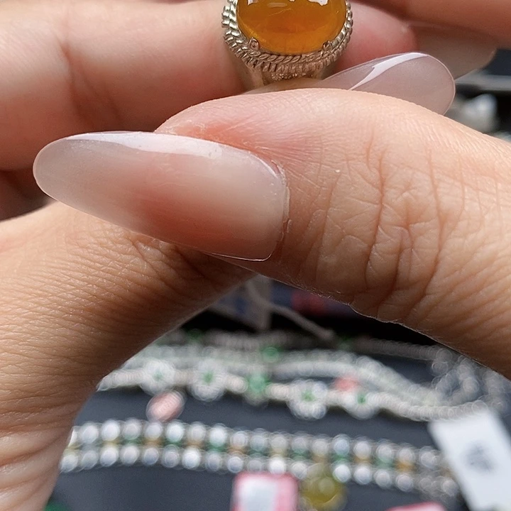 翡翠未镶嵌耳饰缅甸翡翠