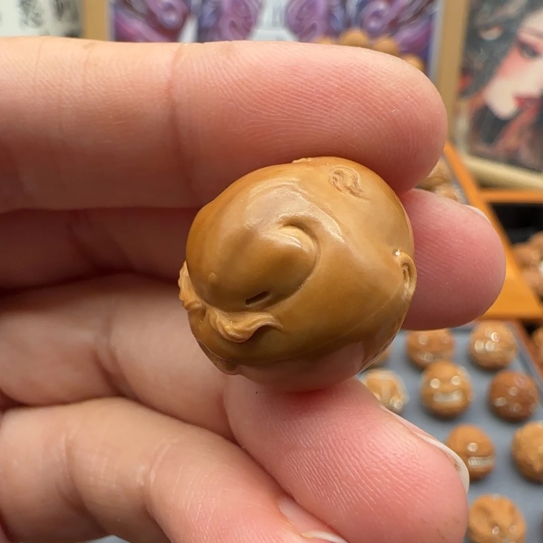 猴头核桃吊坠百态