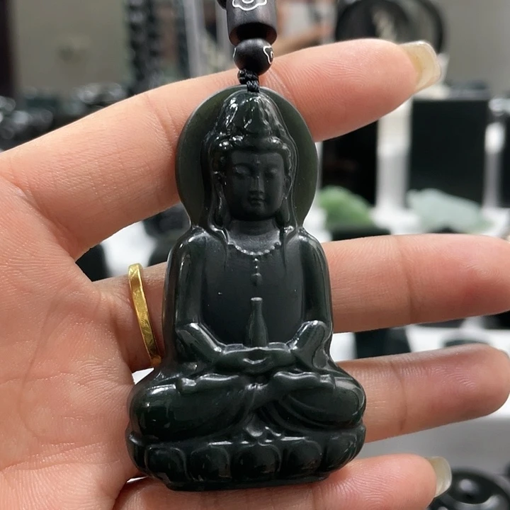 【闪购商品】和田玉（青玉）颈饰未镶嵌几*6