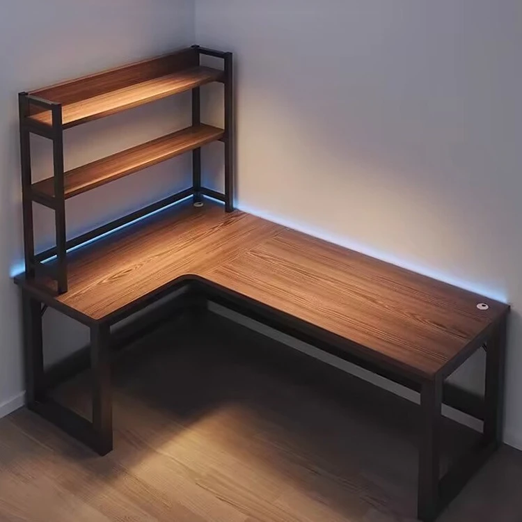 转角电脑桌L型台式家用电竞桌书桌书架卧室学习桌办公桌椅游戏桌