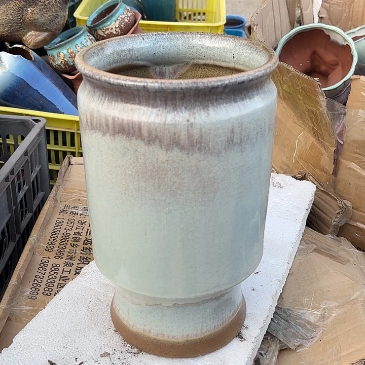 紫砂茶碗微瑕口径18高度30