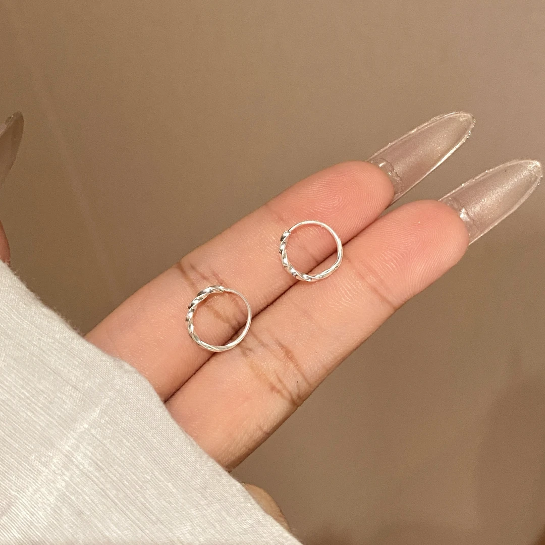 925银耳饰 精致小巧日常通勤百搭耳钉简约耳饰A2437