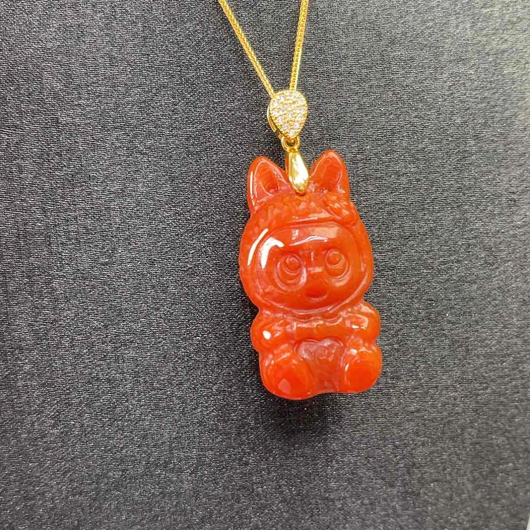 翡翠合金吊坠(赠链)