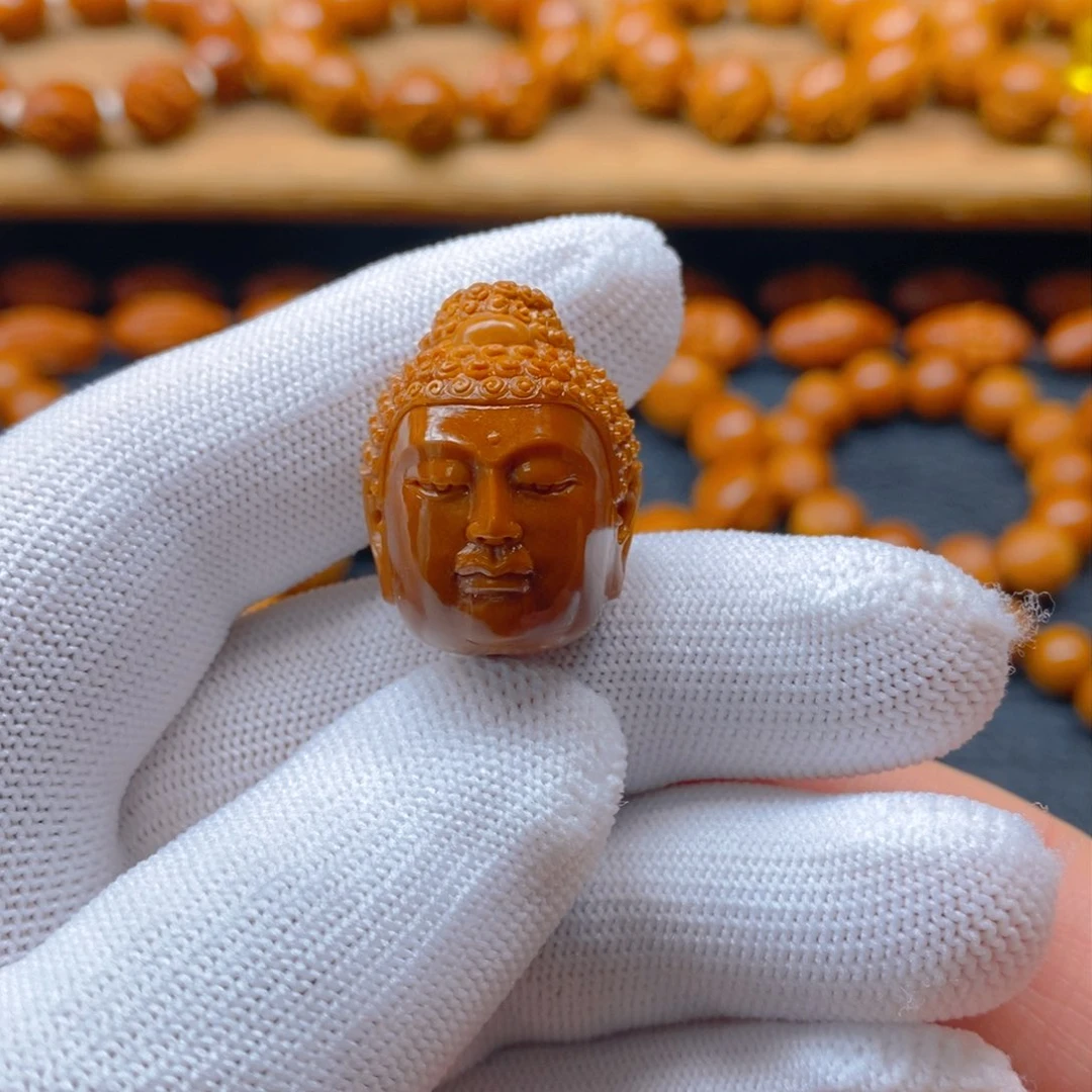 手串/手链橄榄核许静健21×27大日如来佛头